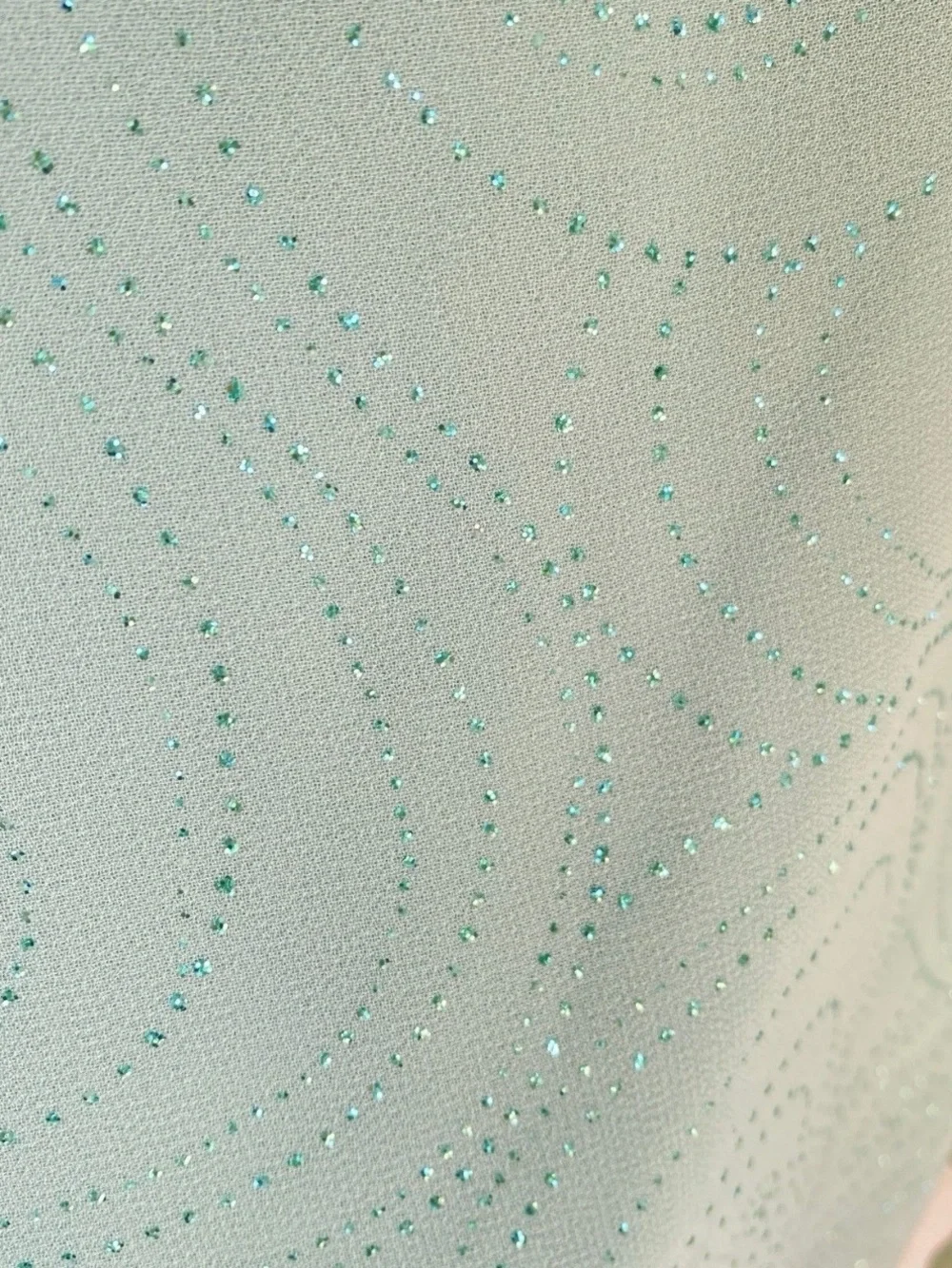 Dana Kay 24W Green Glitter Swirl Tank Top Plus Size - Picture 3 of 10